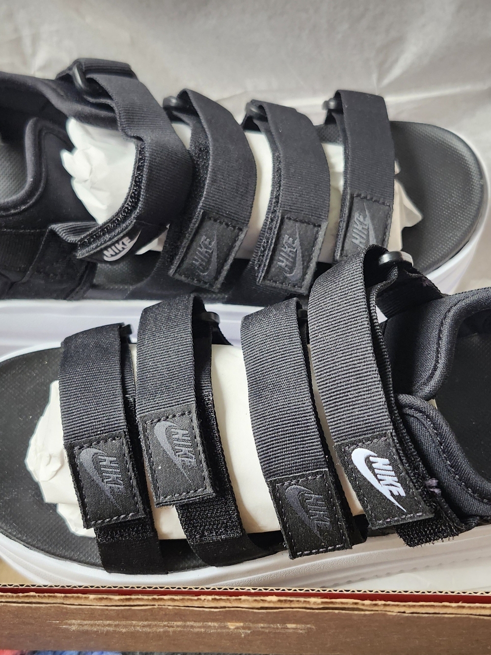 New Black Nike Sandals